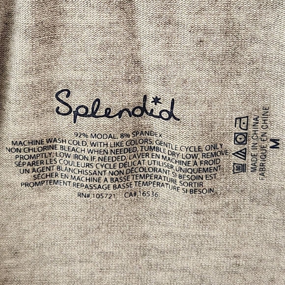 Splendid Racerback Tank Top Gray Medium‎ - Picture 2 of 5